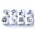 Colored dice Printing Board Game Educational Toys